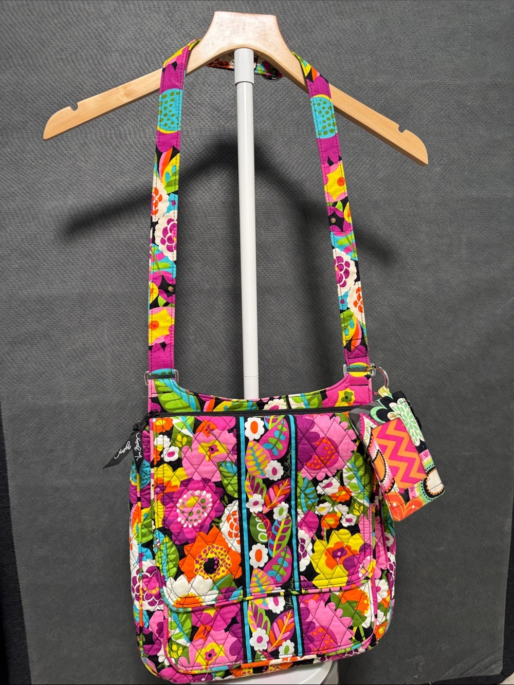 Vera Bradley Multicolor Floral Quilted Crossbody Bag